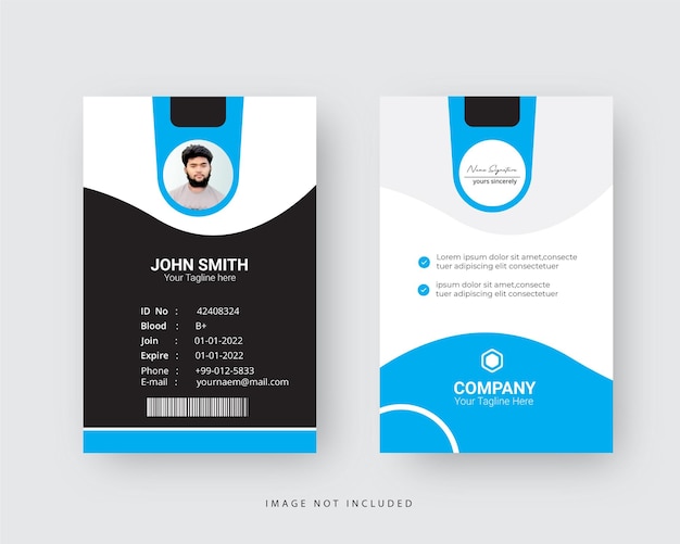 Business office id card