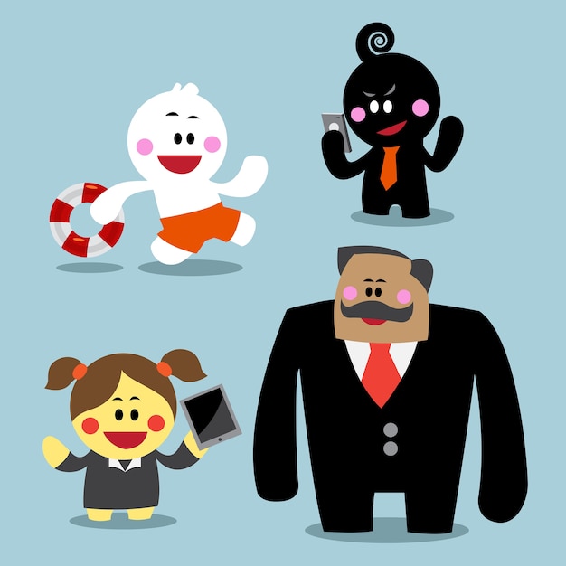 business people character.