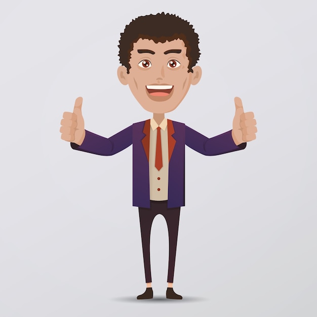 Business People Design Thumbs Up