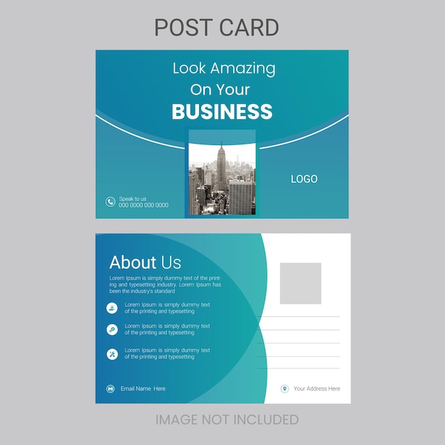 business post card deign