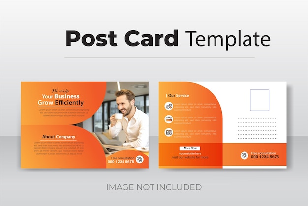 Business post card design Template