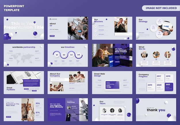 Business powerpoint presentation template