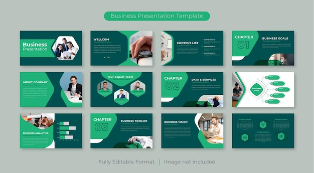 Business presentation design templates