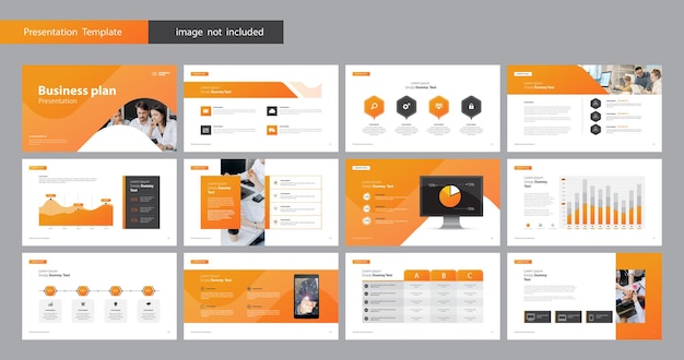 business presentation layout design template