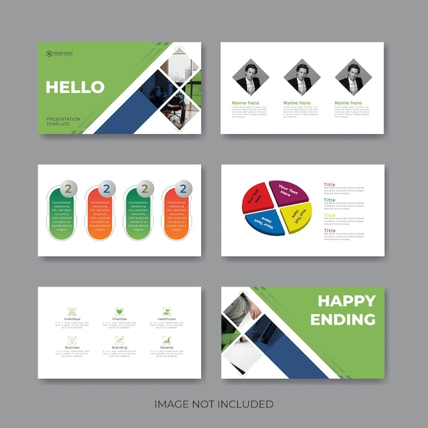 Business presentation slides Corporate slide and project Powerpoint presentation template