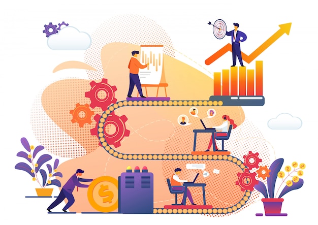 Business Process of Success Achievement Metaphor. 