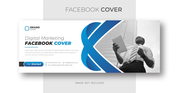 Business promotion and corporate facebook cover template