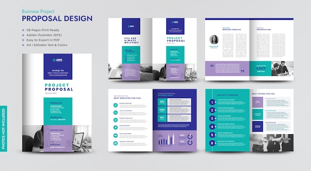 Business Proposal Design or Project Proposal Template or Business Plan Design