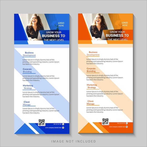 business rack card design template