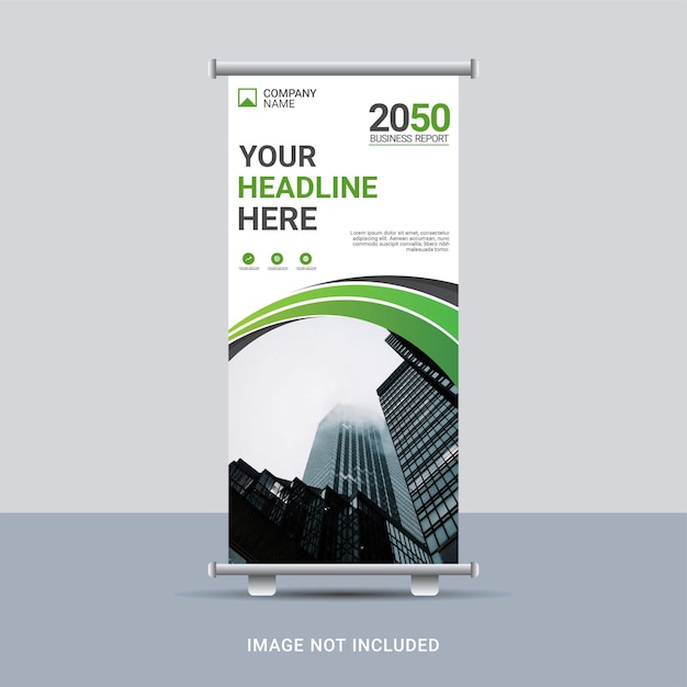 Business roll up banner design template