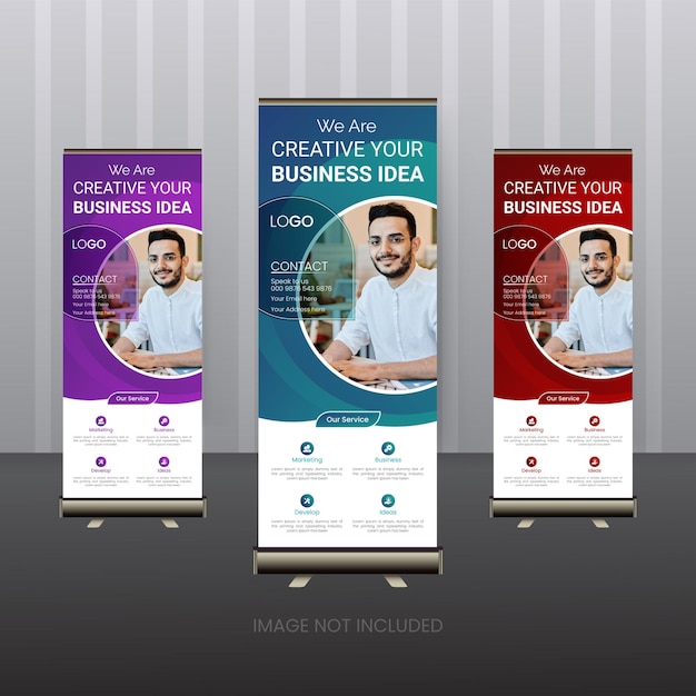 Business Roll Up Banner Design