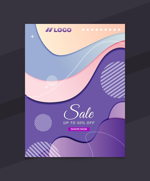 Business Sale Creative And Modern Colorful Flyer Poster Design