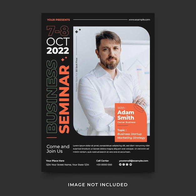 Business Seminar Flyer Template