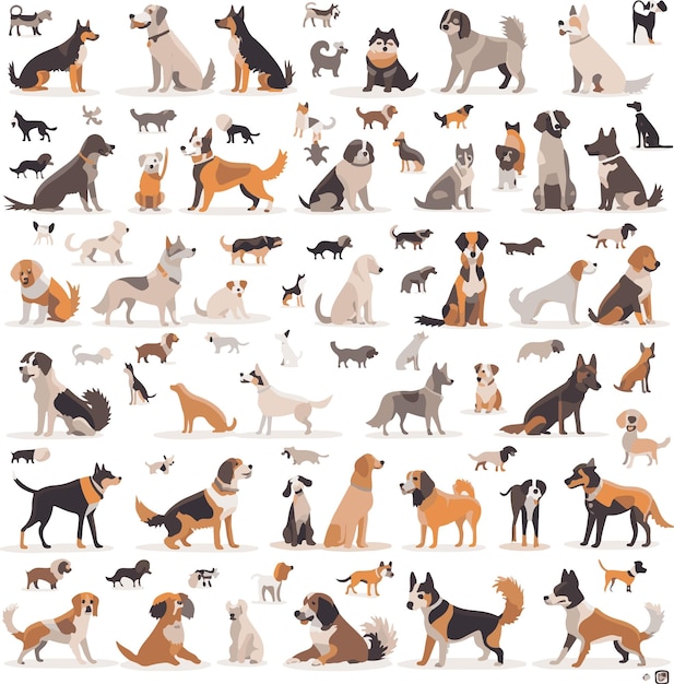 Vector business seo and promotion animal icons collection