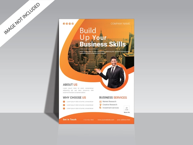 Business Skrill Flyer Design template