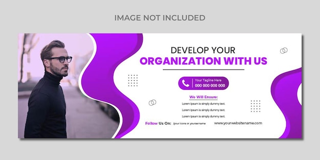 Business Social Media Cover or Header Template Facebook Cover Banner Design