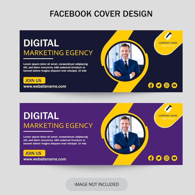 Business social media cover timeline photo creative and promotional web ads banner design