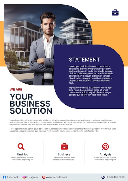 Business Solution Flayer Template