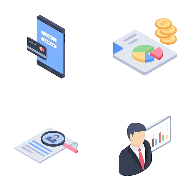 Business, Startup Development Glyph Icons Pack