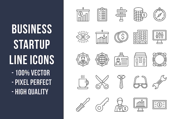 Business Startup Icons