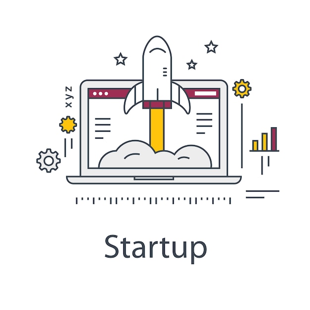 Business Startup illustration.