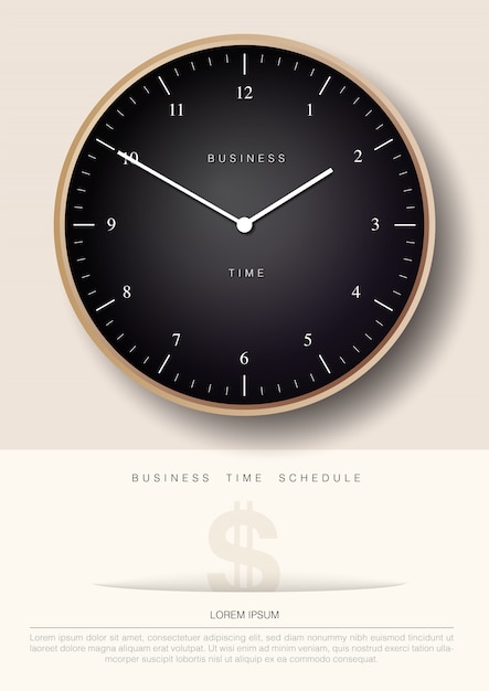 Business time poster