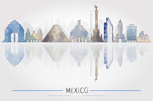 Business Travel and Tourism Concept with Historic Mexico Architecture