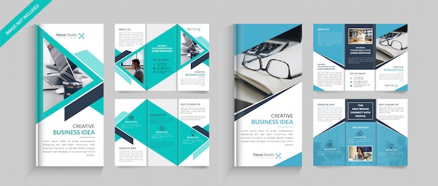 Business tri fold brochure