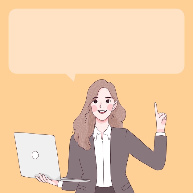 Business woman illustration