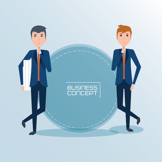 businessmen standing 