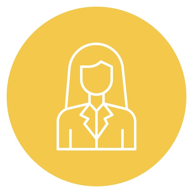 Businesswoman icon vector image Can be used for Women