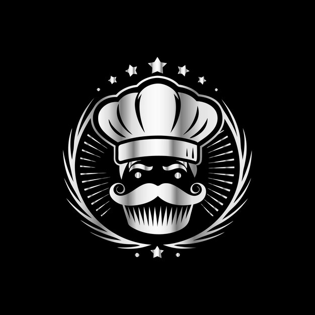 Vector butchery restaurant cooking class grill emblems trendy vintage hipster design cooking logos