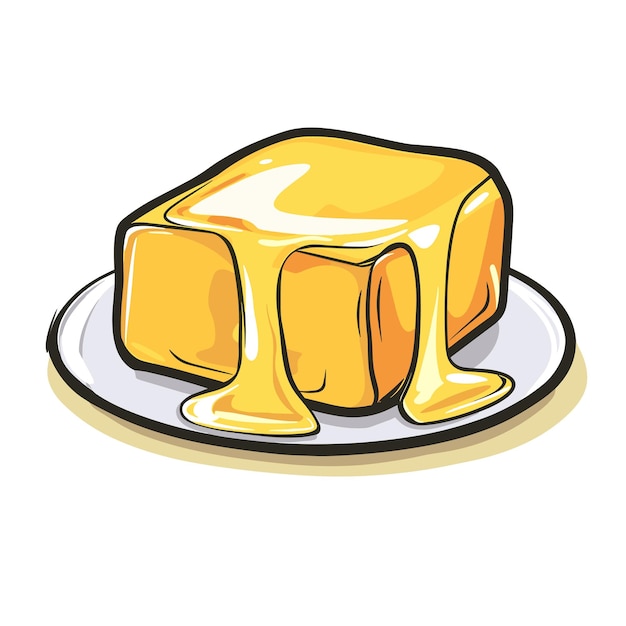 Butter Cartoon Isolated Transparent Background Images