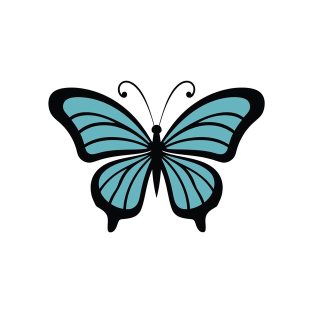 Butter Fly Logo Illustration