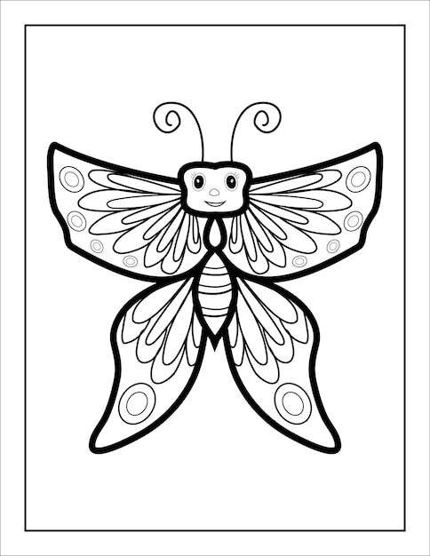 Butterfly Coloring Pages for Kids