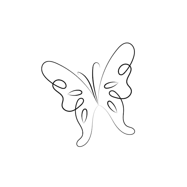 Butterfly floral hand down design