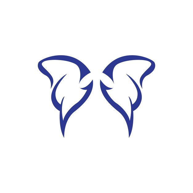 Butterfly Logo Animal Design With Beautiful Wings Decorative Animals Product Brands