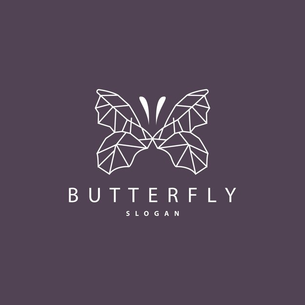 Butterfly Logo Design Beautiful Flying Animal Company Brand Icon Illustration Screen Printing Salon