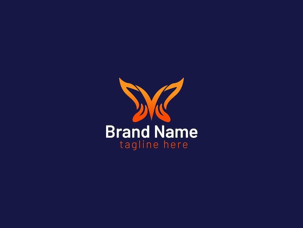 butterfly logo design - Bird logo design