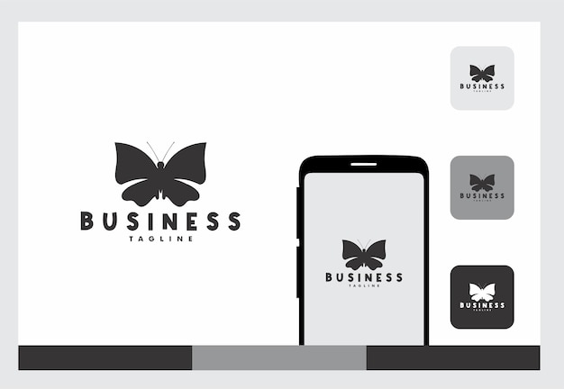 butterfly logo design