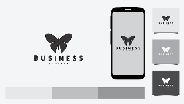 butterfly logo design