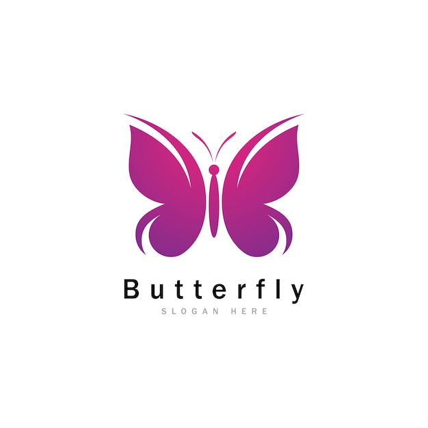 Butterfly Logo Template Vector icon design