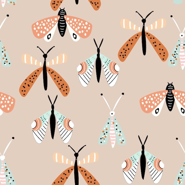 Butterfly pattern. Can be used for everything,clothes,stationery,covers and cases,pastel linen,baby