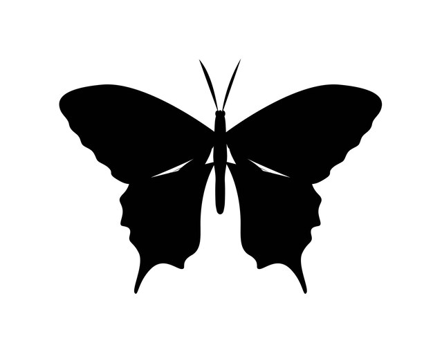 Butterfly silhouette icon