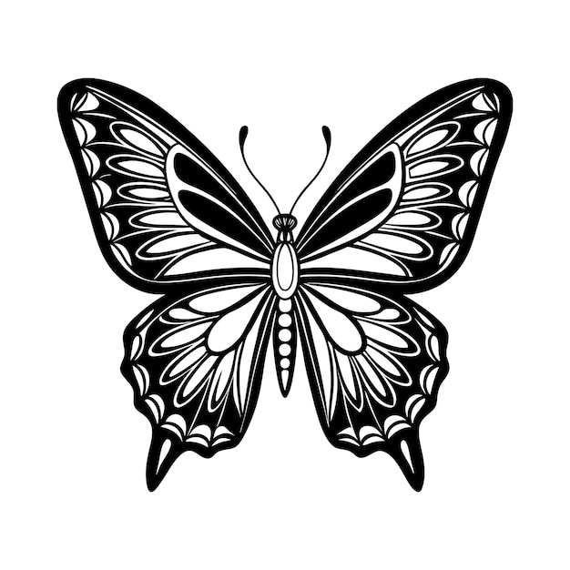 Vector butterfly silhouettes illustration butterflies are perfect for designs