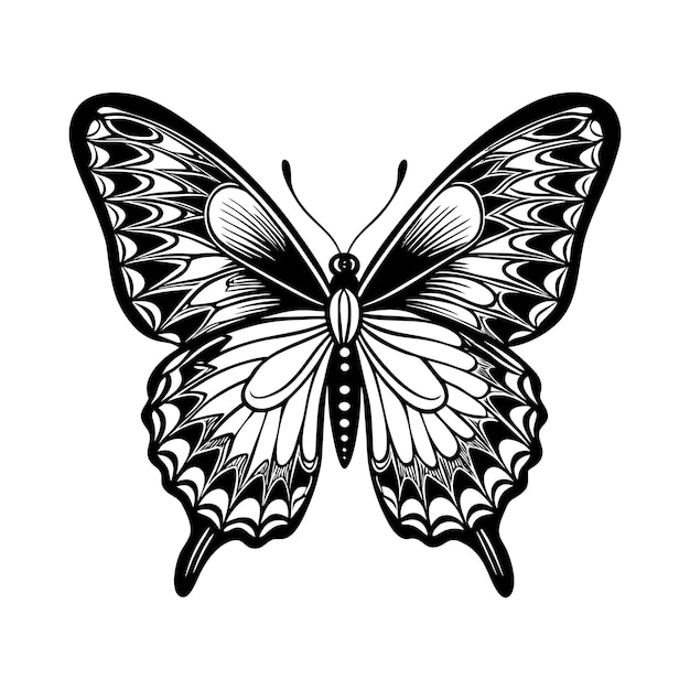 Vector butterfly silhouettes illustration butterflies are perfect for designs