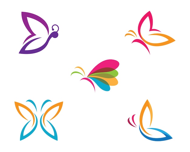 Butterfly symbol illustration