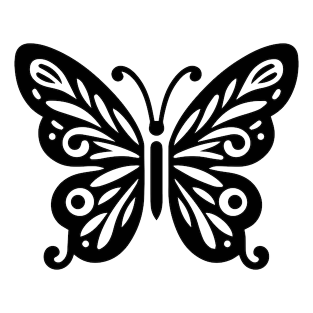 A Butterfly Vector Art Illustration EPS File