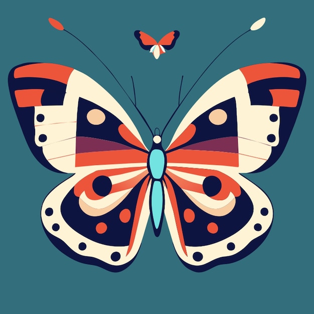 butterfly vector illustration flat 2