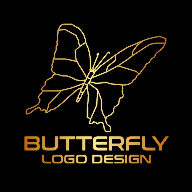 Butterfly vector logo design